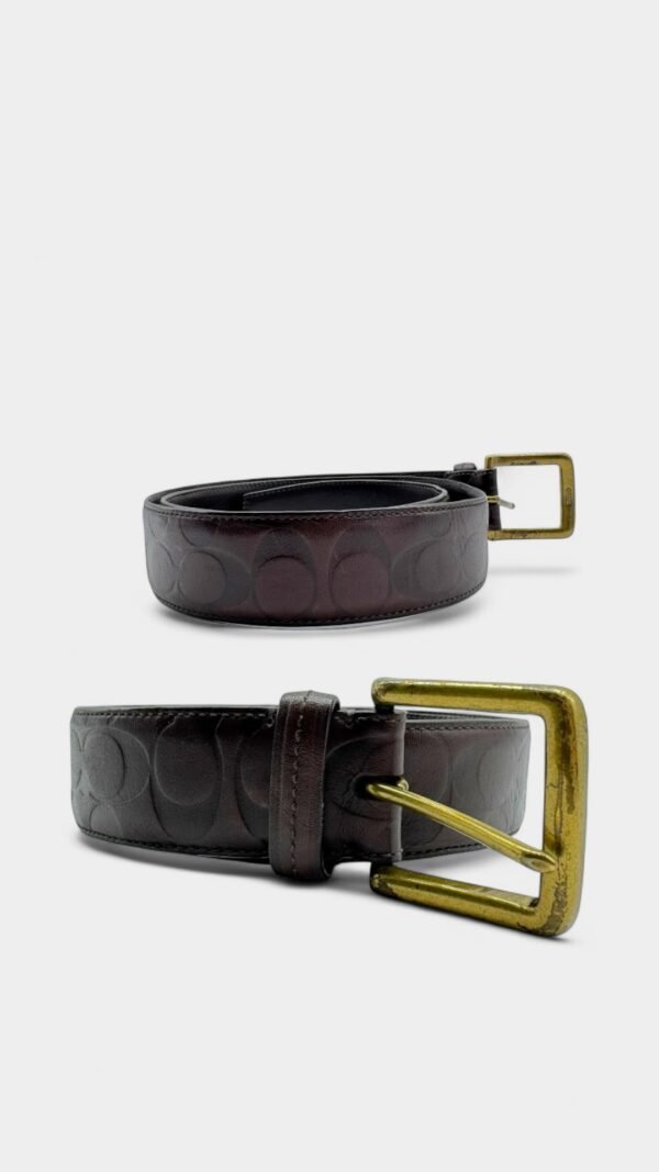 COACH - BELT MONOGRAM BROWN - Image 2